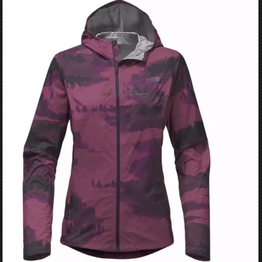 THE NORTH FACE Amaranth Reflective Waterproof Hooded Trail Jacket